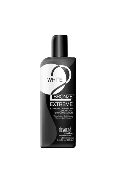 White 2 Bronze Extreme zonnebank creme