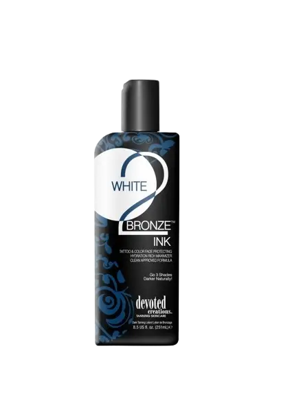 White 2 Bronze Ink zonnebank creme